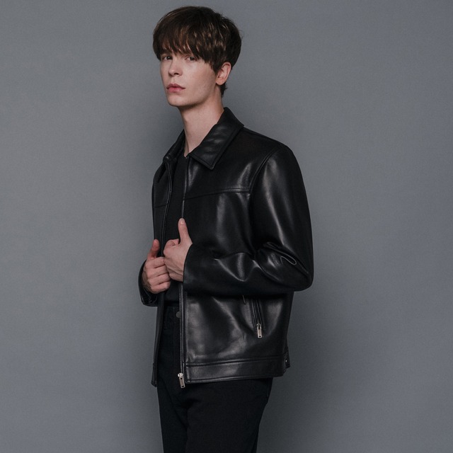 イタリア産ヘビーナッパ シングルライダース メンズ