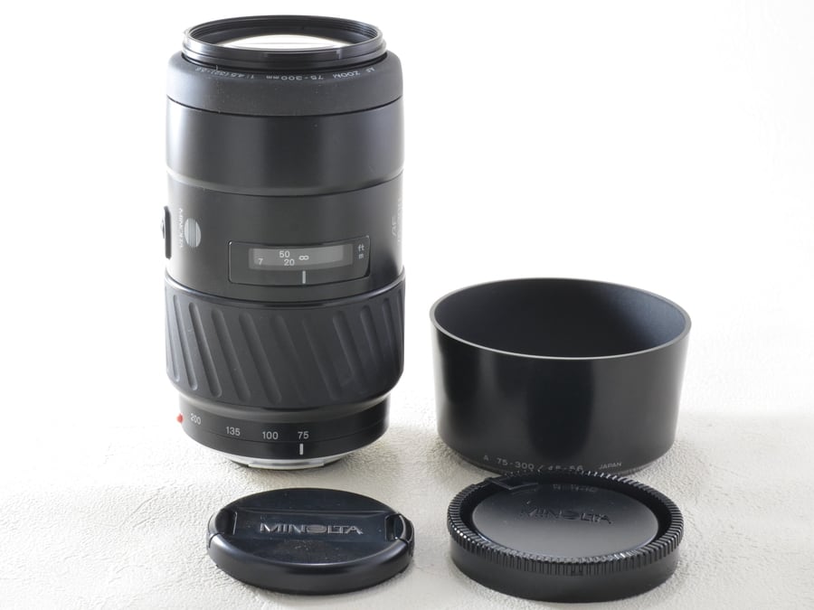 MINOLTA AF 75-300 mm F4.5‐5.6 ソニー aマウント用 - デジタルカメラ