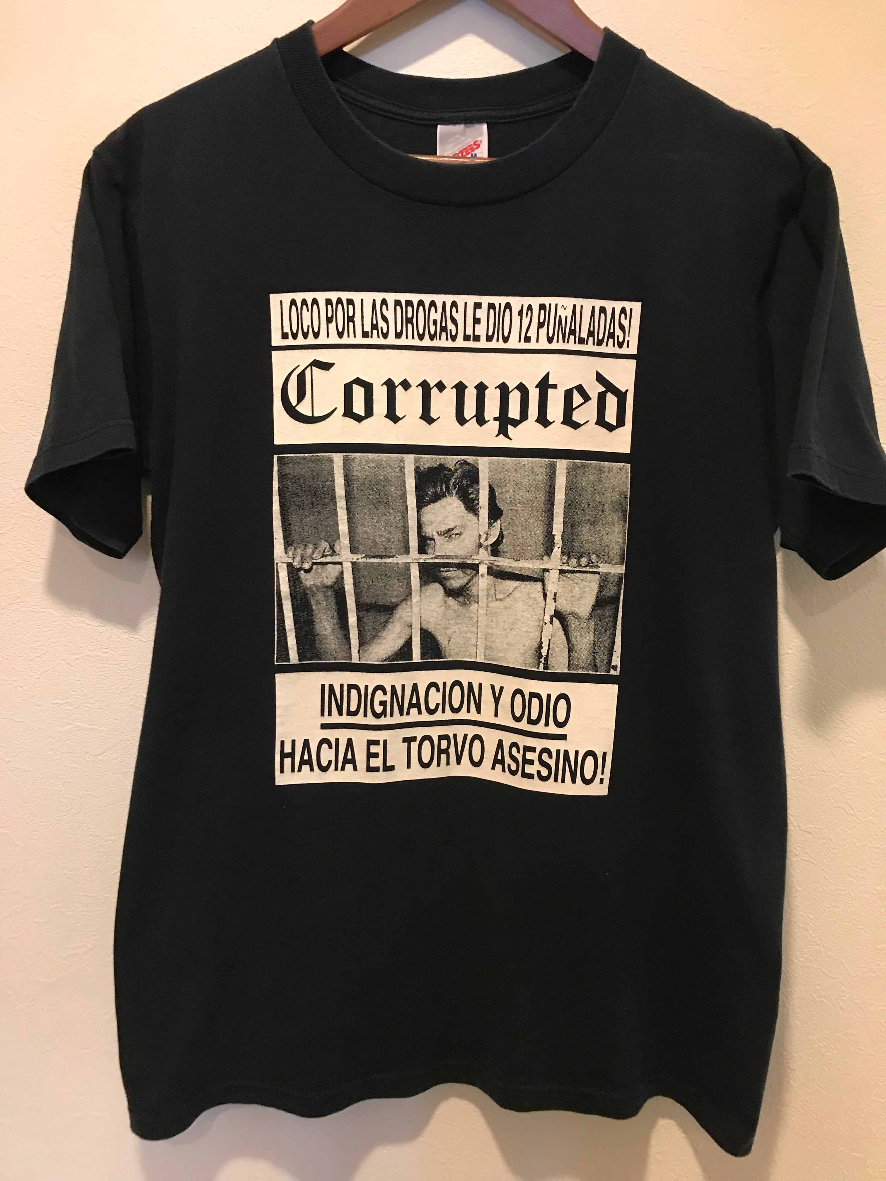 90年代 vintage Corrupted Tシャツ 半袖 USA製 アメカジ バンT ロックT