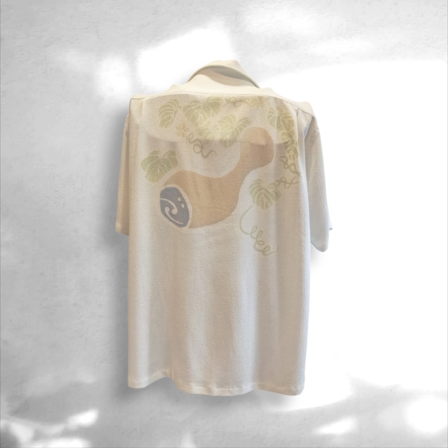 ⭐ CCP 90sSPECIAL VINTAGE BLUE ROOMコラボ 縮緬(ちりめん/シルク) シャツ L size CCP ORIGINAL
