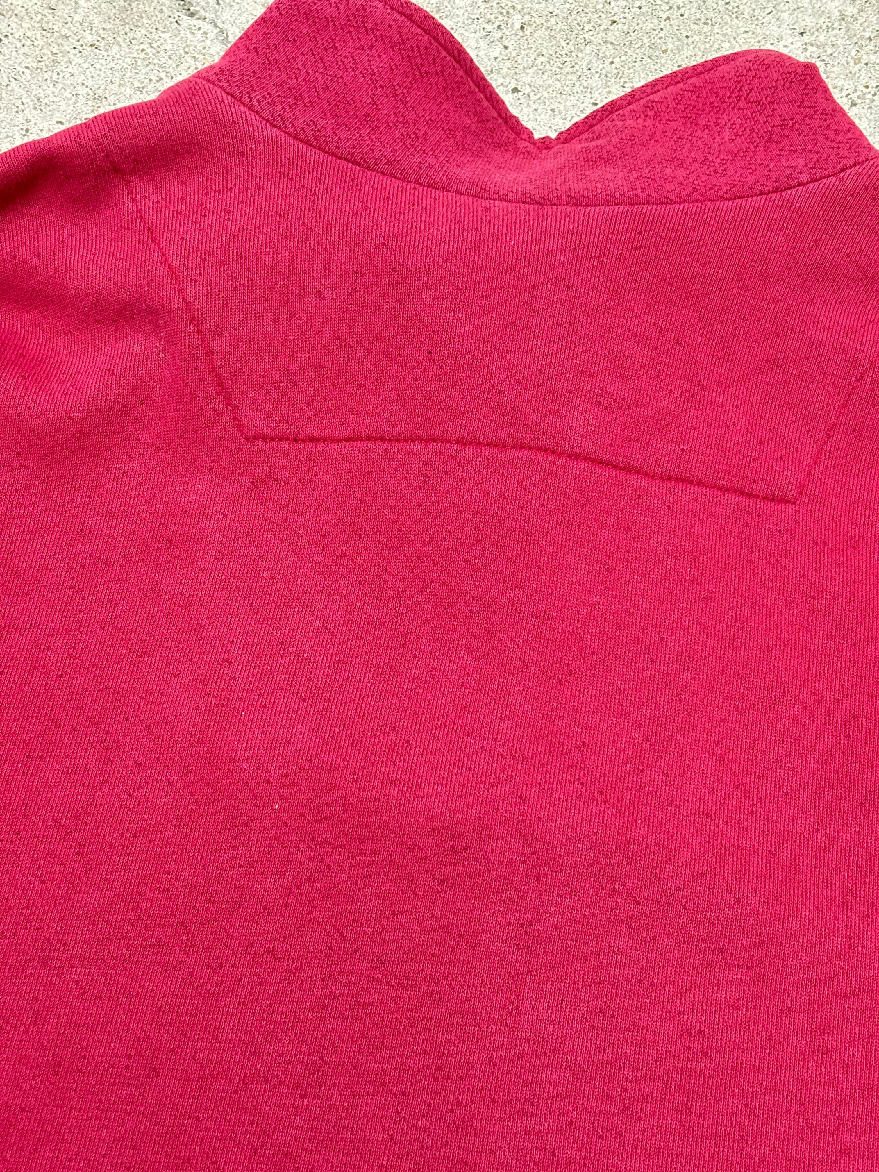 90s OLD STUSSY/STUSSY SPORT Logo Half zip Sweat/USA製/白タグ/M 