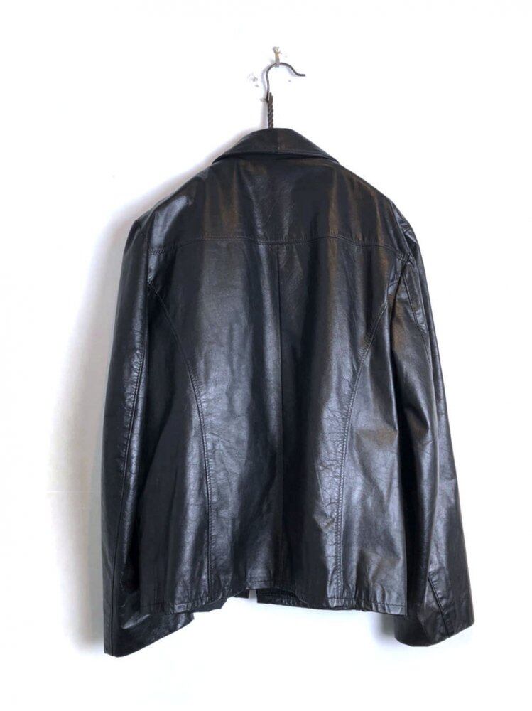 70s アメカジ ヴィンテージ Jean Pierre レザー テーラード 70s Jean Pierre レザージャケット 古着 ヴィンテージ 茶 ブラウン