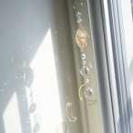 Demeter - Gold rutile quartz / ジェムピラー / Gem Pillar Interior Jewelry