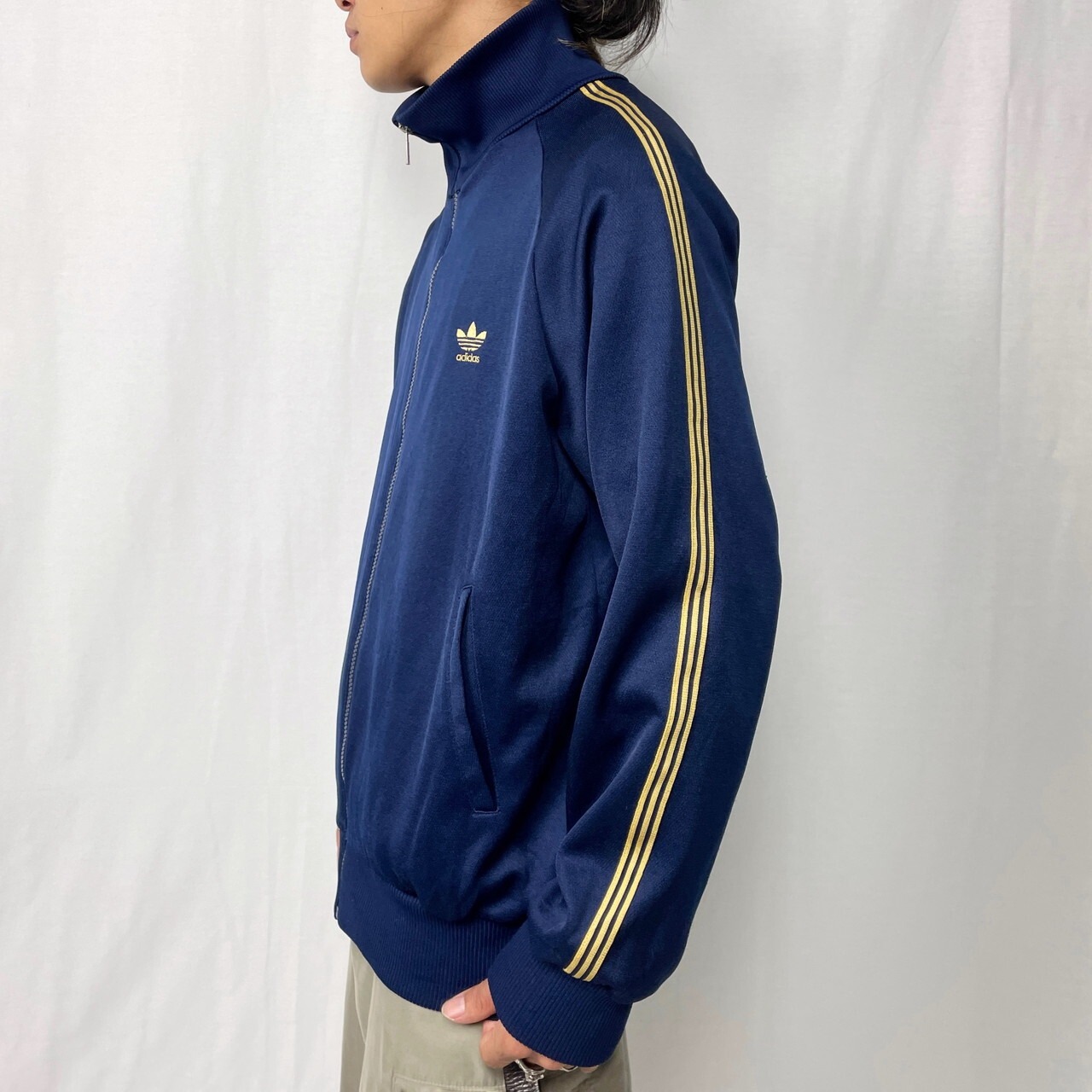 70年代 DESCENTE製 adidas アディダス ジャージ トラックジャケット 