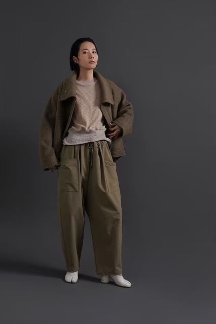 新品CYAN TOKYOワイドテーパーナイロンサルエル CYAN TOKYO 】ワイドテーパーナイロンサルエル | kaila_shop