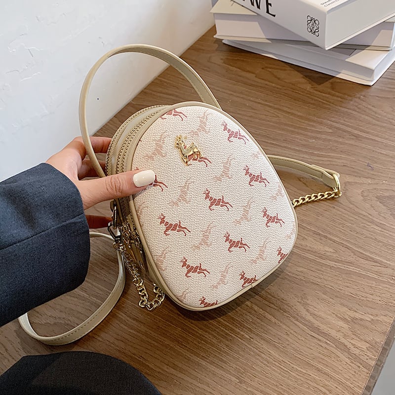 チェーン ショルダーバッグレッド 手作りハンドバック81419284305