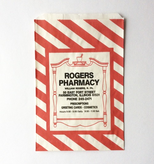 アメリカのデッドストック・ペーパー　Rogers Pharmacy