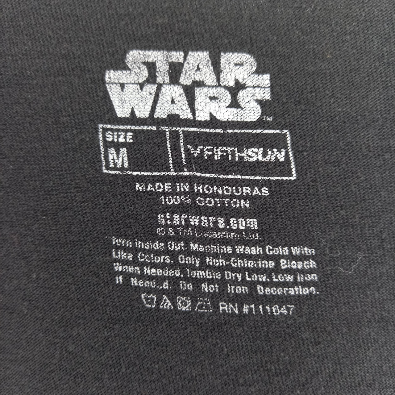 STAR WARS　帝国の逆襲　クルーネック　Tシャツ　ダースベイダー　黒