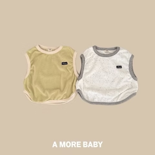 《予約》A more baby ¨ terry vest ¨ 26spring 《予約》A more baby ¨ terry vest ¨ 26spring