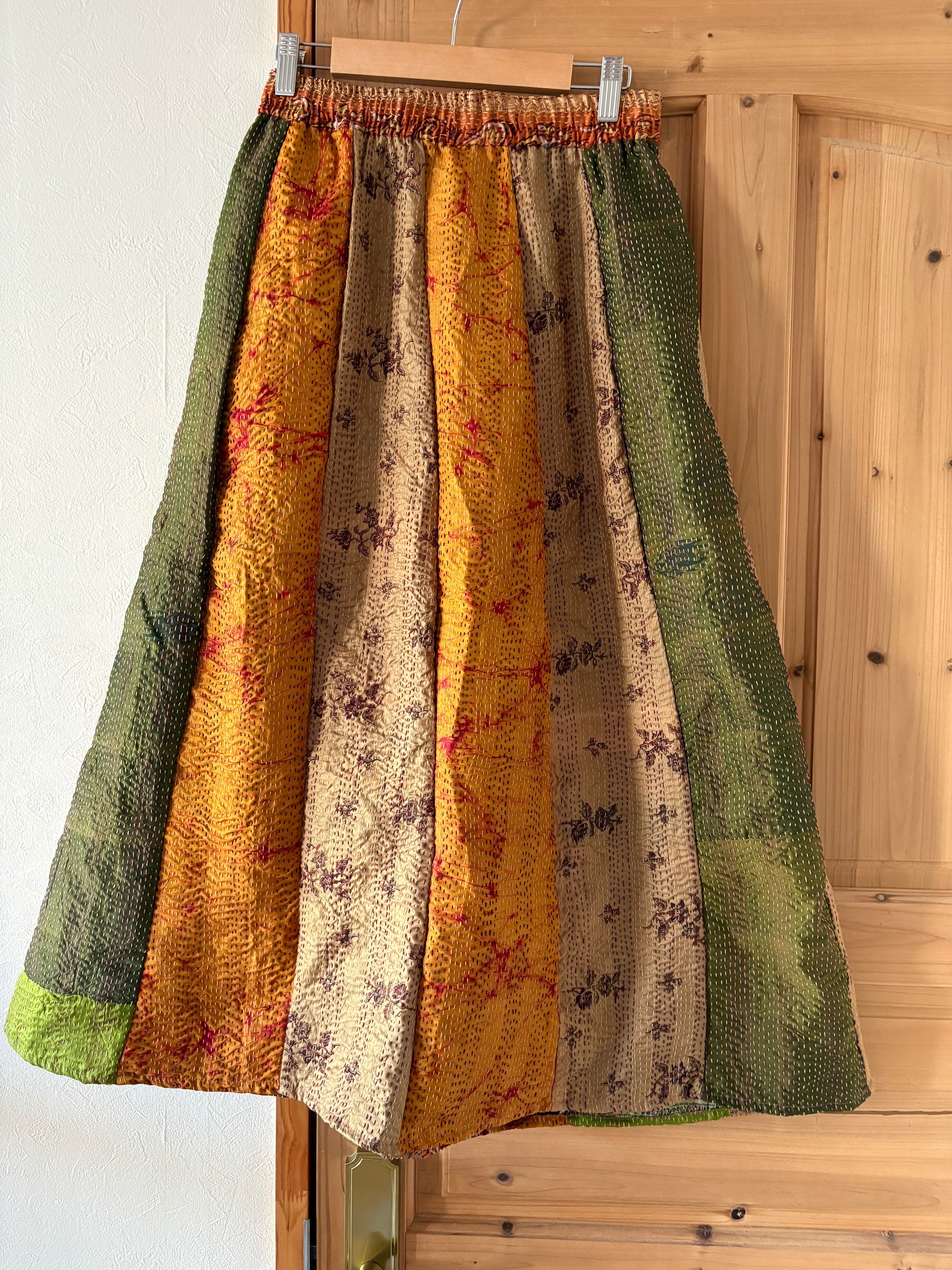 ヴィンテージサリーパッチワークカーテン/CAAPA