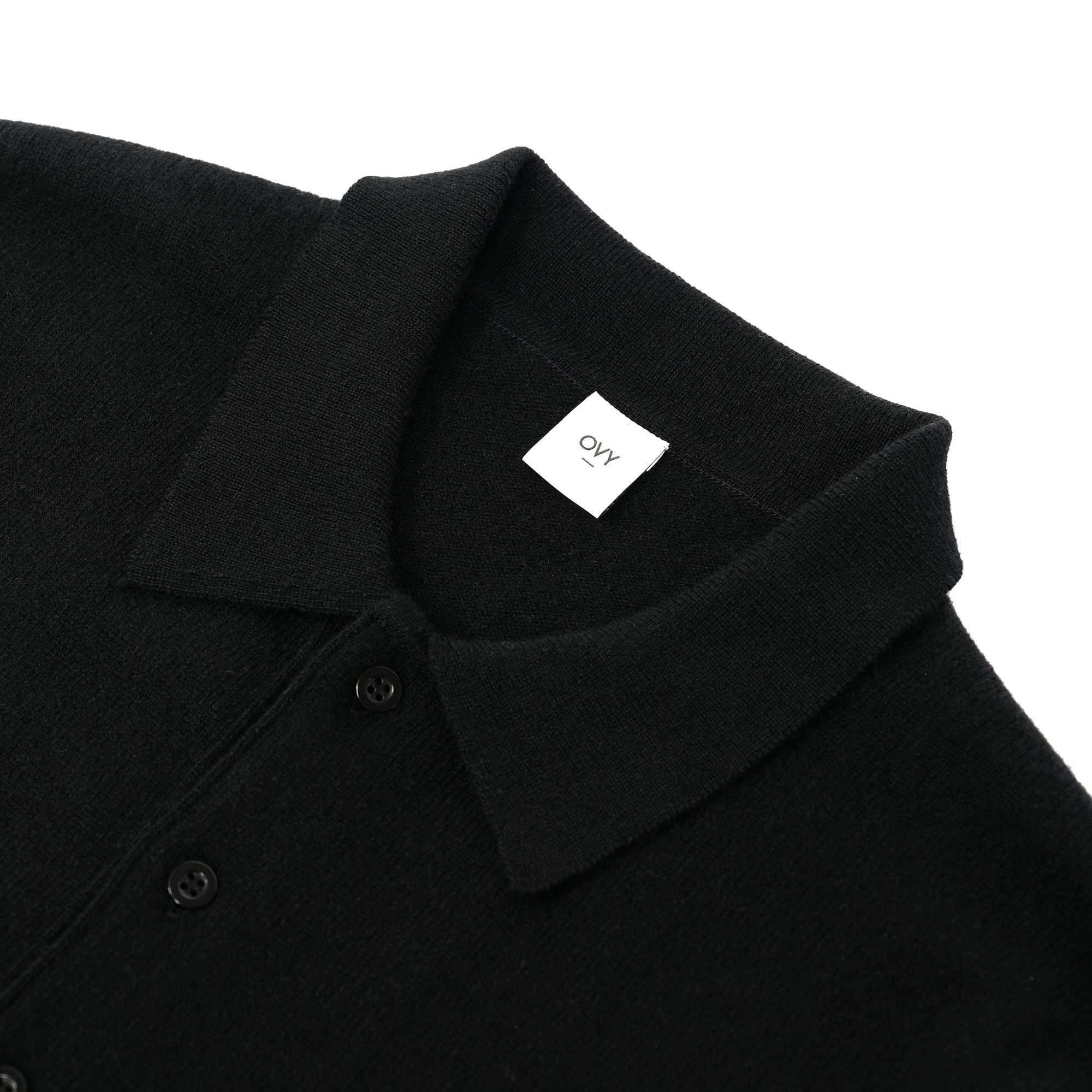 OVY Wool Cashmere Warm Knit Polo