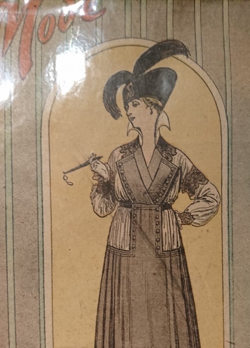 1917年 ファッション雑誌 20世紀初頭 イラストレーターGeorge Barbier
