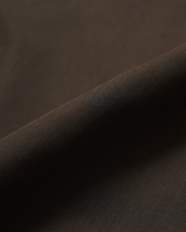 Rib Open Collar Shirts / BROWN［goyemon general gadget］