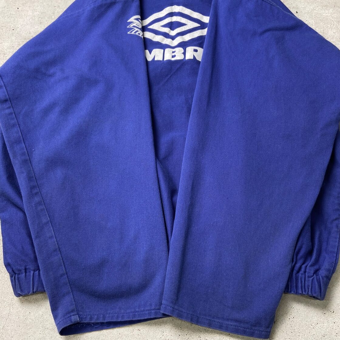 90年代 UMBRO アンブロ EVERTON FC ドリルトップ コットンプルオーバー 