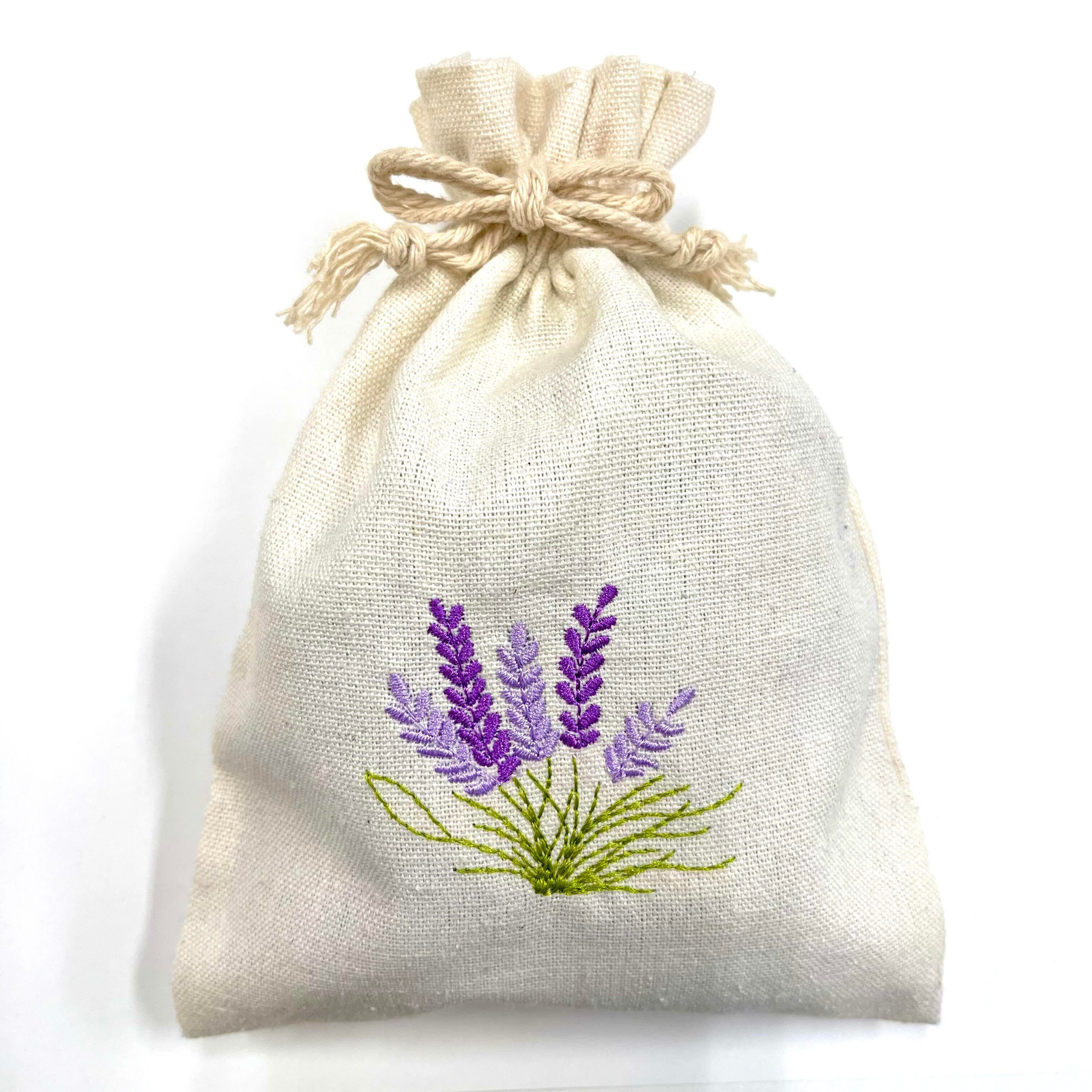 犬の刺繍入りラベンダーサシェ 犬の刺繍入りラベンダーサシェ A.02💜ラベンダーの花刺繍キット