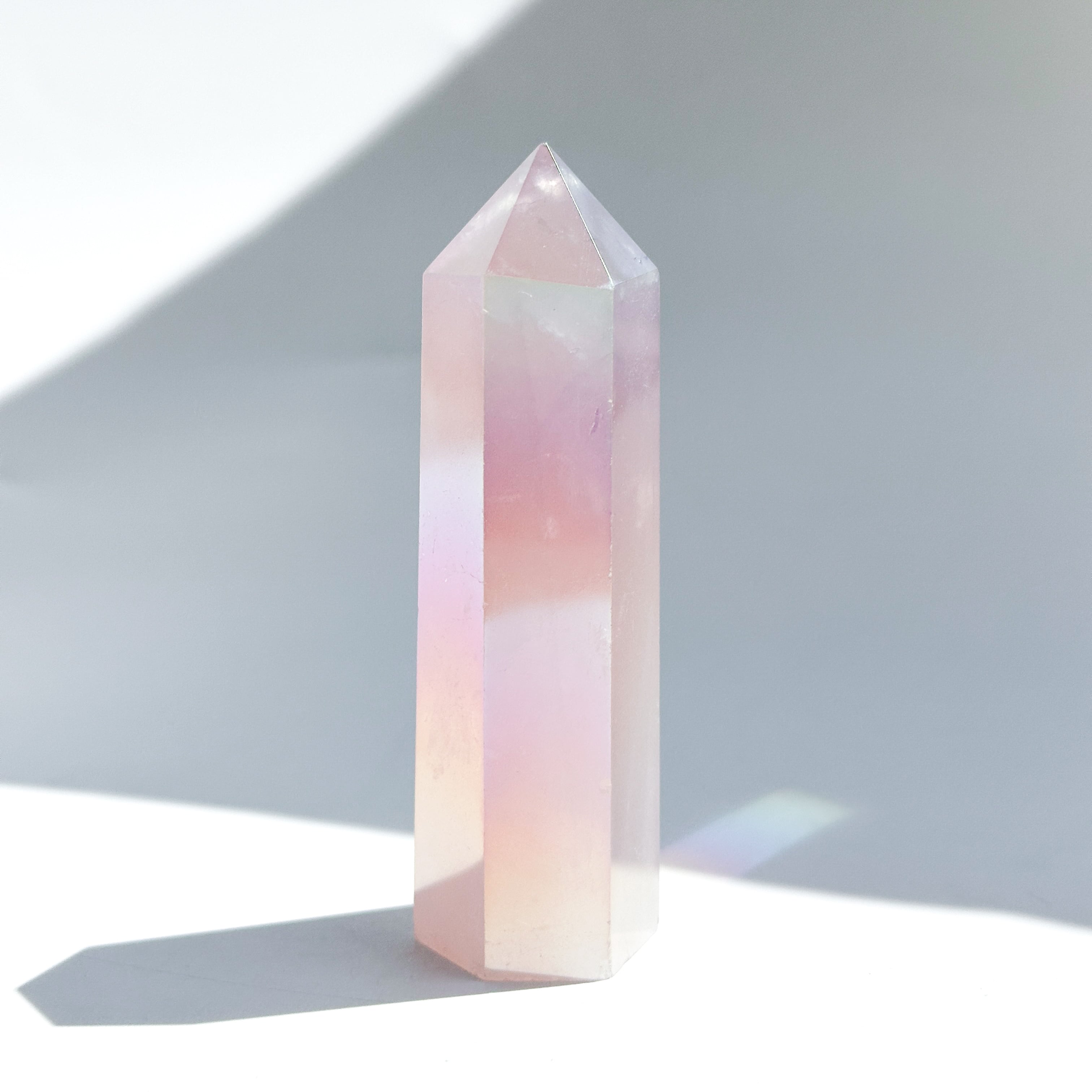 エンジェルオーラローズクォーツ タワー31✧ Angel Aura Rose Quartz