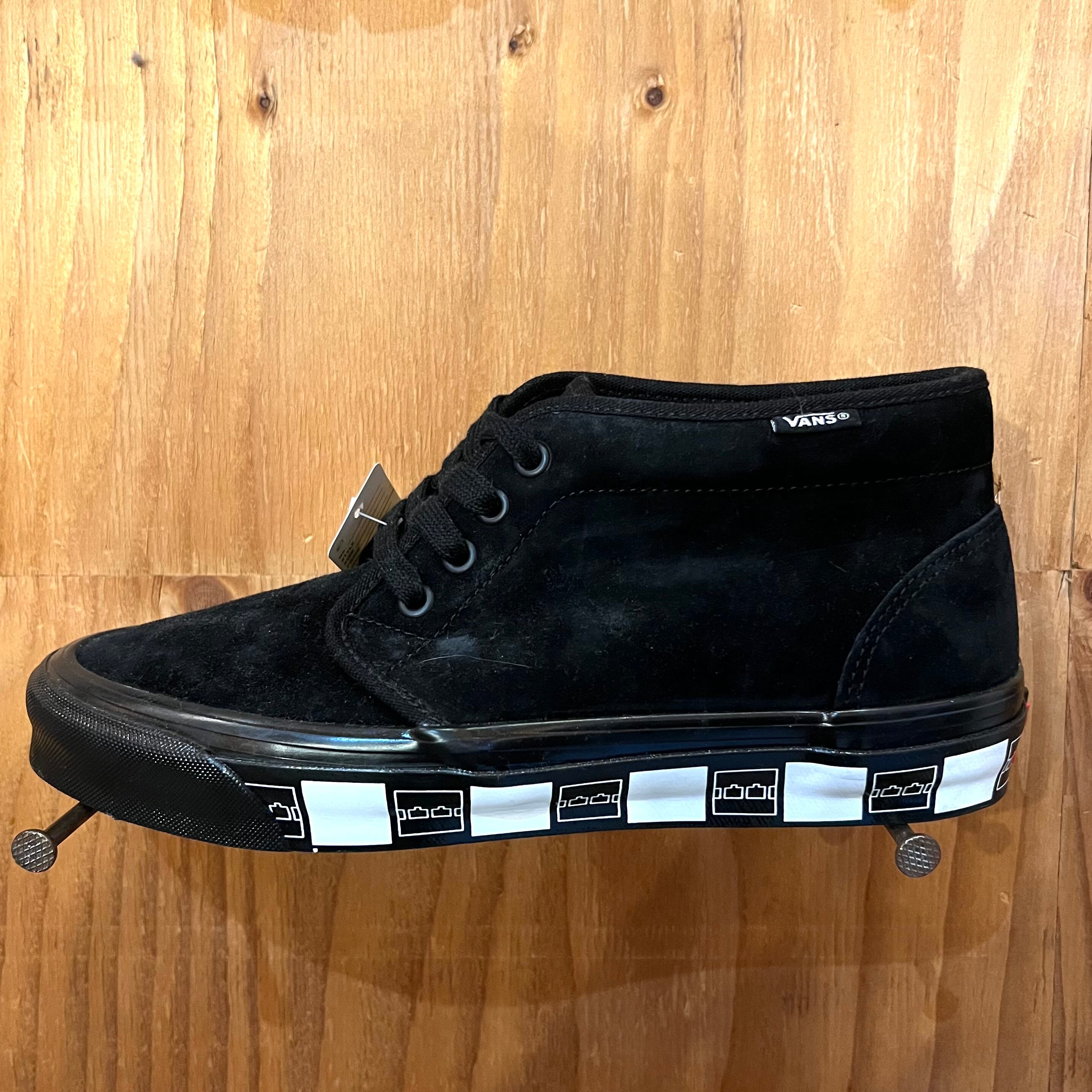 90's VANS USA製 CHUKKA SUEDE BLACK - スニーカー