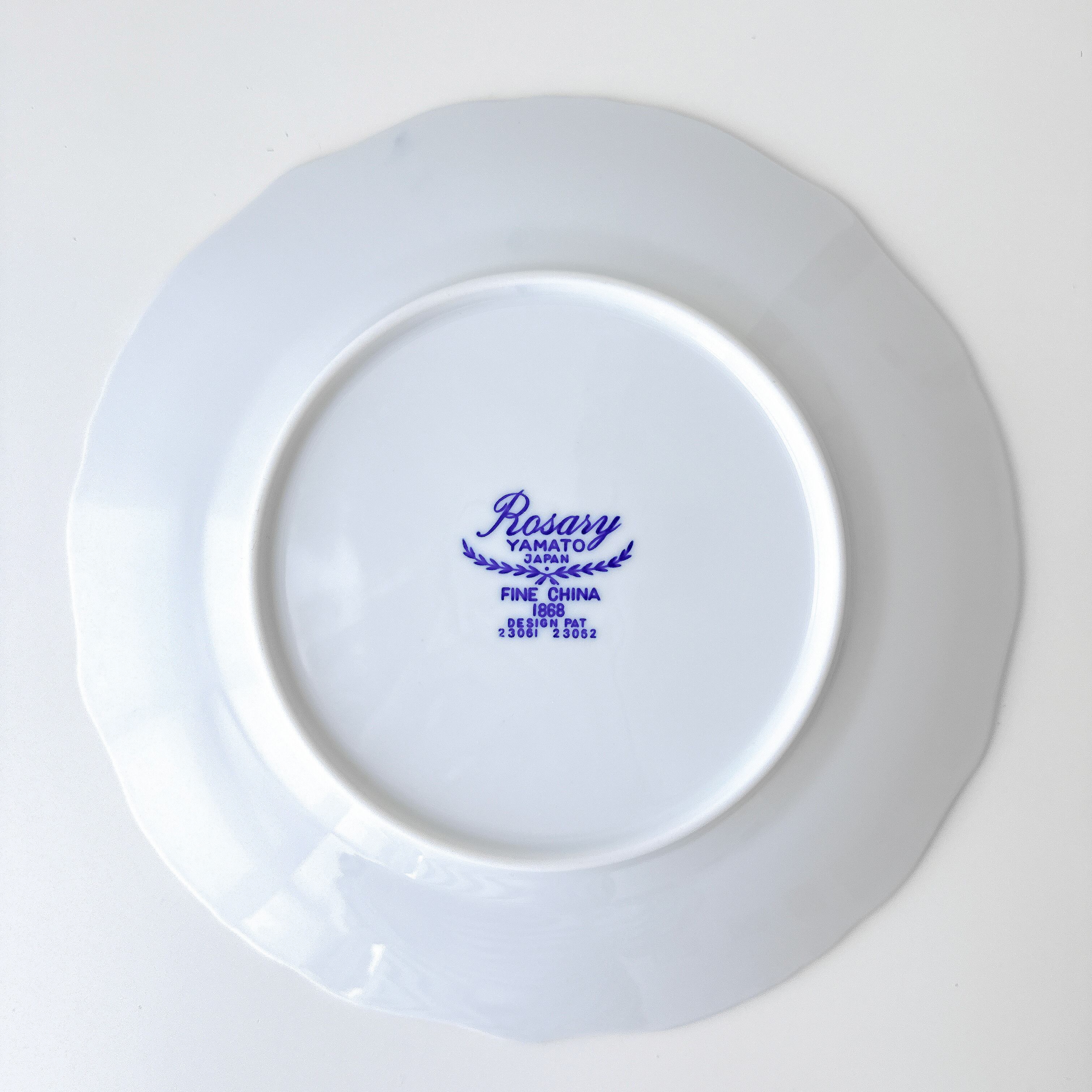 vintage】YAMATO Rosary ヤマト 大和陶器 ロザリー プレート 23cm 美濃