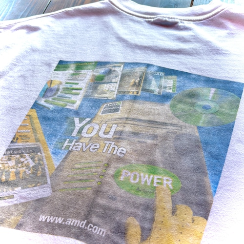 90s AMD〝Athlon PROCESSOR 〟Promotion T-Shirt Body Hanes BEEFY-T / Size X-LARGE