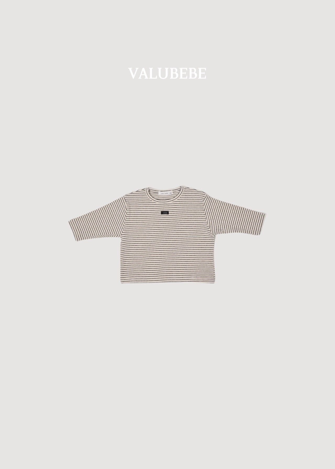 送料無料【予約】/ ウエハースストライプTシャツ/ valubebe