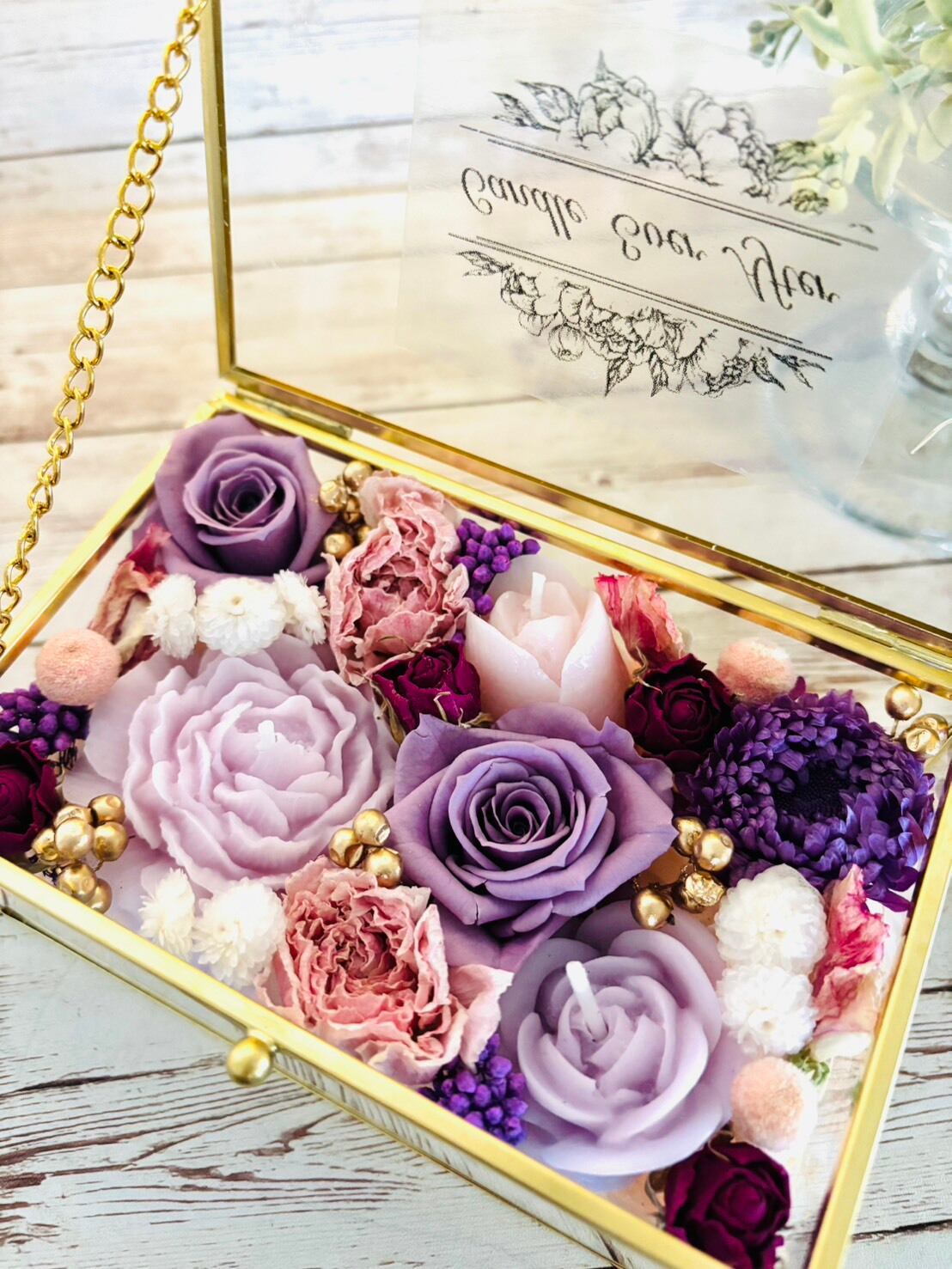 プレゼントボックス パープル