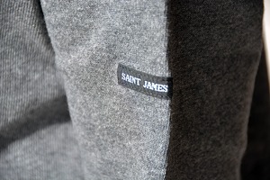 セントジェームス SAINT JAMES ウエッソン無地エルボーパッチ(13JC OUES.COUD.R)ACIER