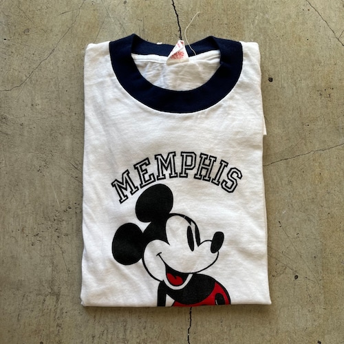 1980's Collegiate Pacific "Mickey Mouse x Memphis State" Ringer Tee /L
