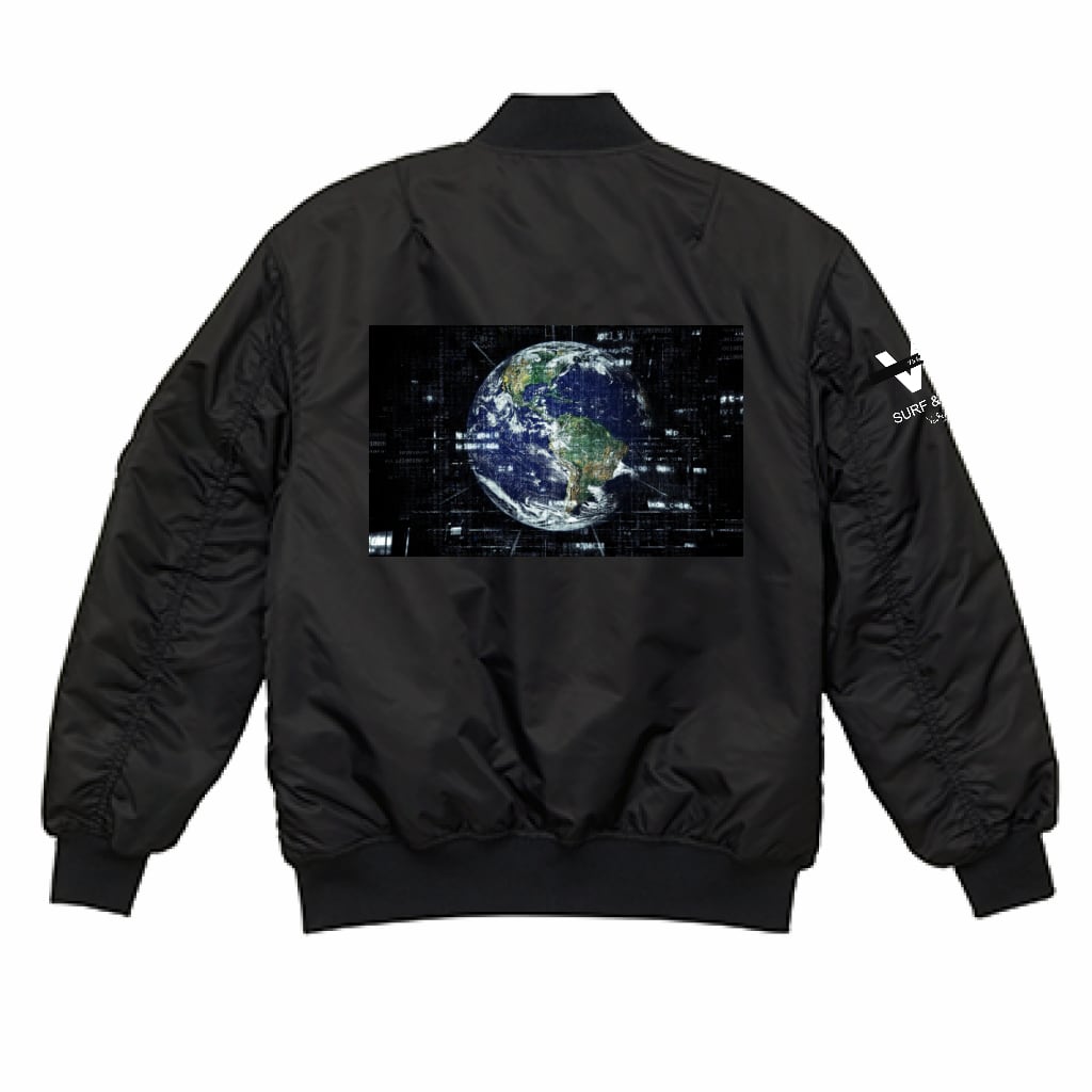 （両面印刷）United Athle タイプ MA-1 ジャケット（中綿入）