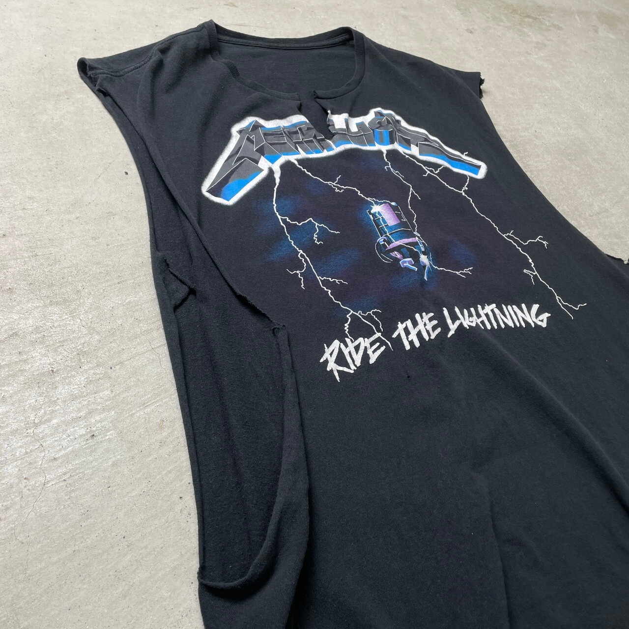 METALLICA メタリカ RIDE THE LIGHTNING バンドTシャツ ノースリーブ 