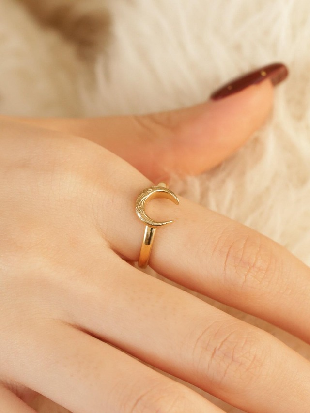 316L hawaiian horseshoe ring  #r14