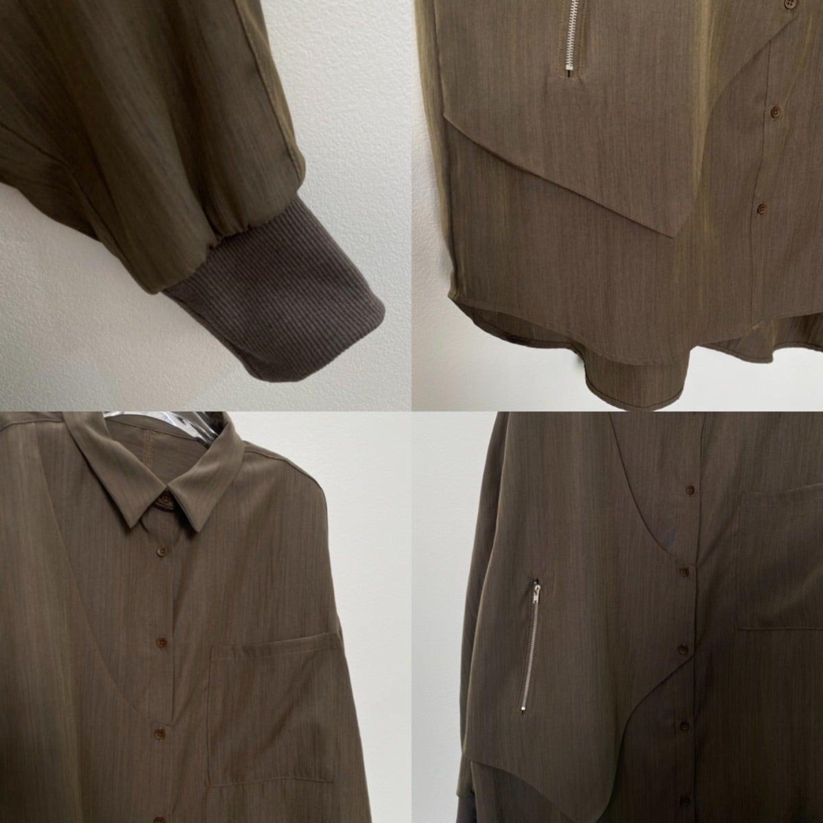 zipデザインオーバーSH/ブラウン | CFT.