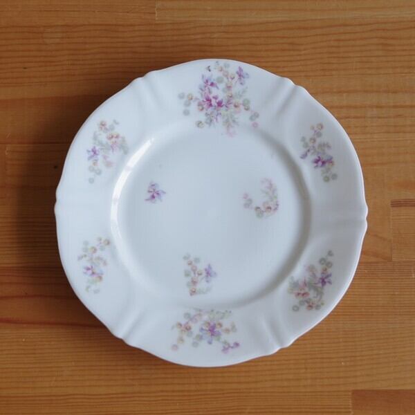 アビランドすみれプレート皿ビンテージフランス