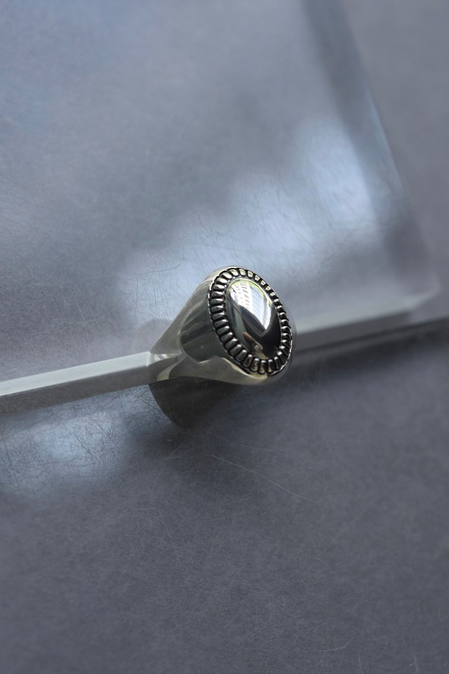 Utah／"XOLO JEWELRY" 925 silver central anchor ring