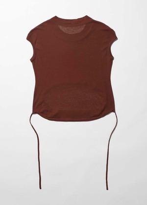 【26SS】MUKCYEN ムッシャン / カットソー ノースリーブ / eyehole tee