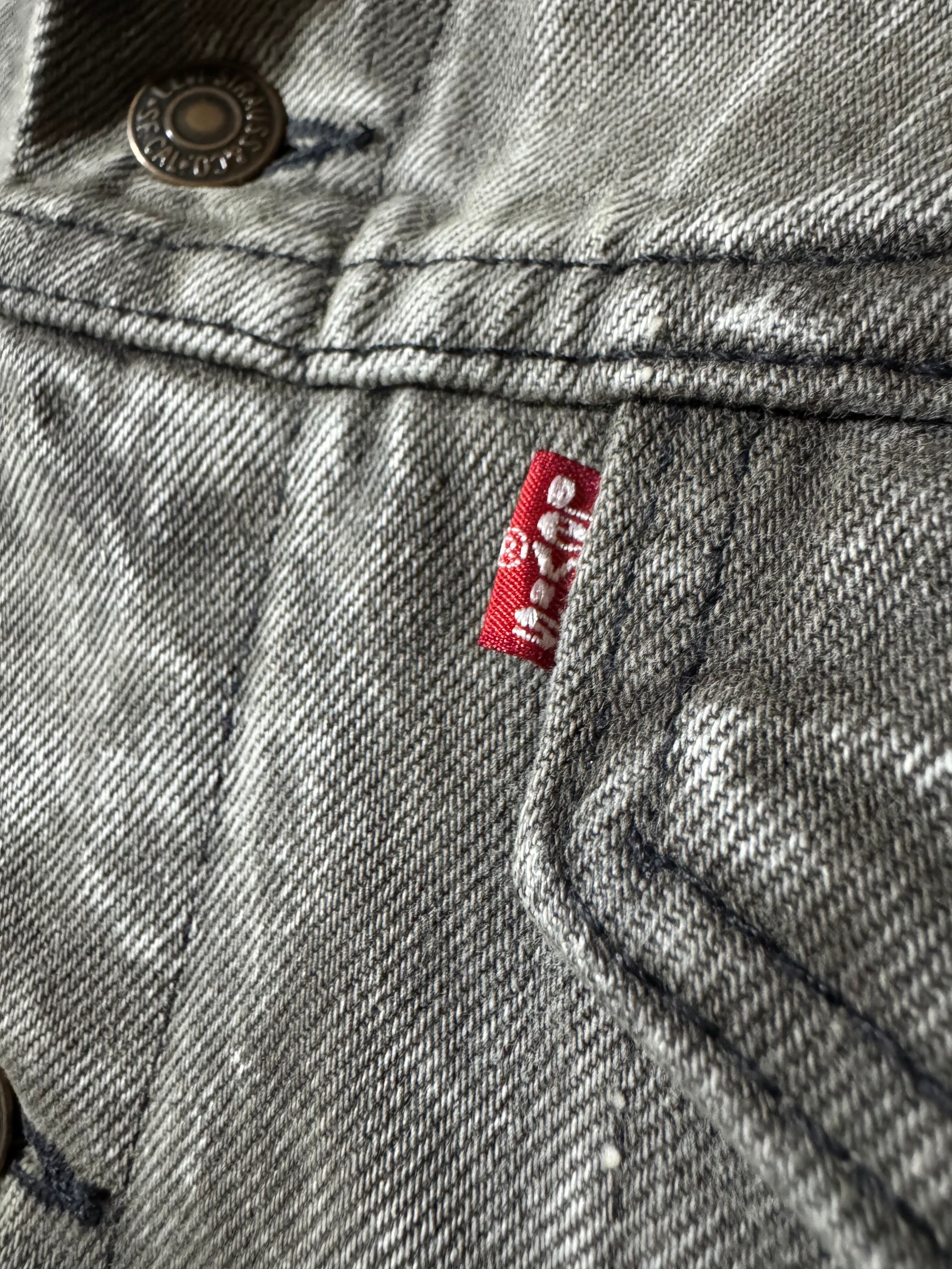 Levi’s 90s USA製 70507-0253 ブラック デニムベスト 稀少 90s Levi's 70507-0253 USA製 ビンテージ 3rd後期 先染め