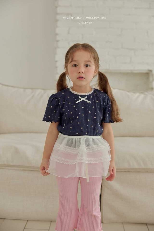 [予約][送料無料]≪MELIKEY≫Organza Lace Apron 55