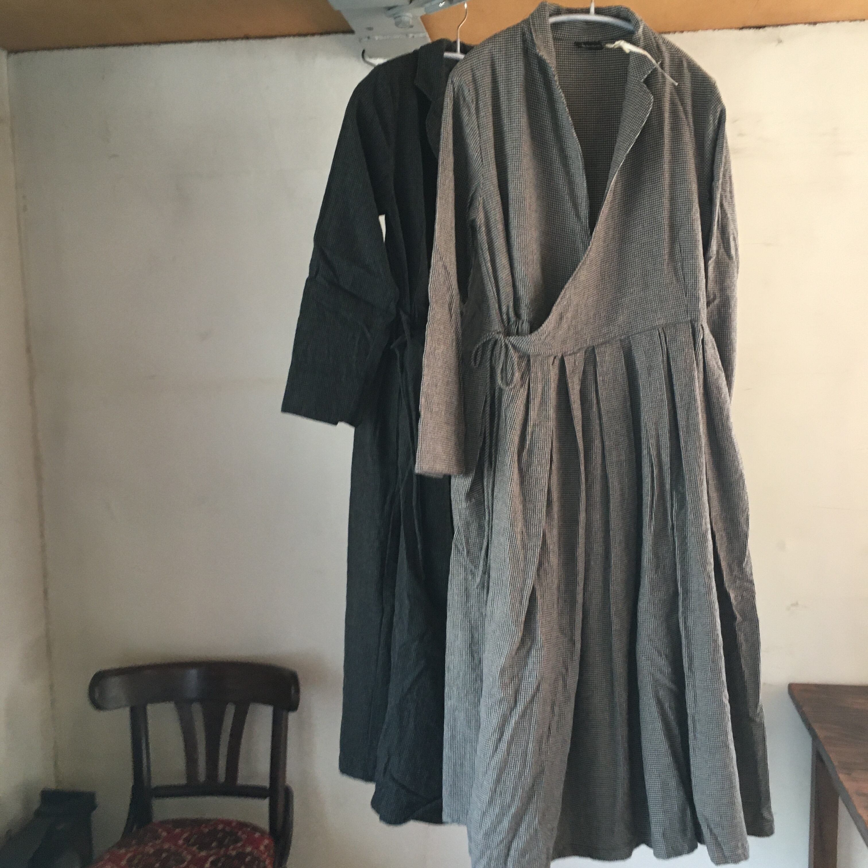 人気沸騰 Sa Rah Kochiワンピース インディゴコットンニット ロングワンピース
