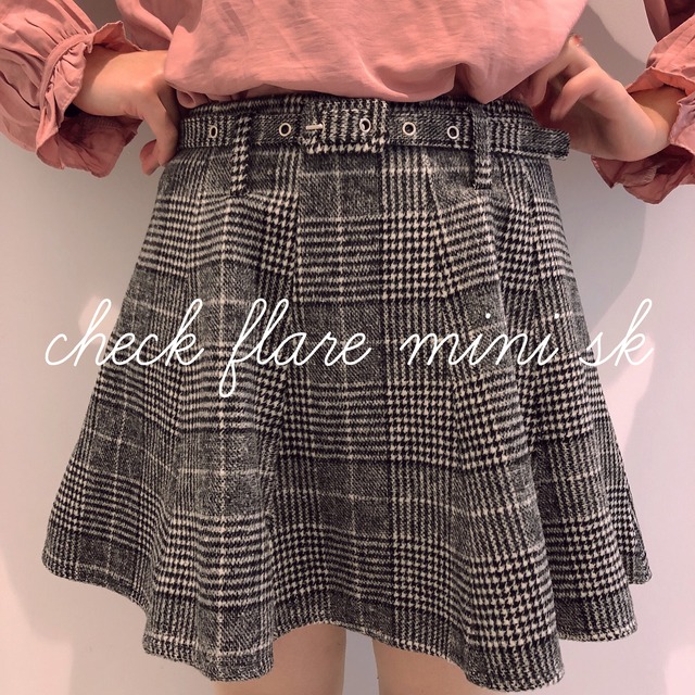 【即日発送】check flare mini sk