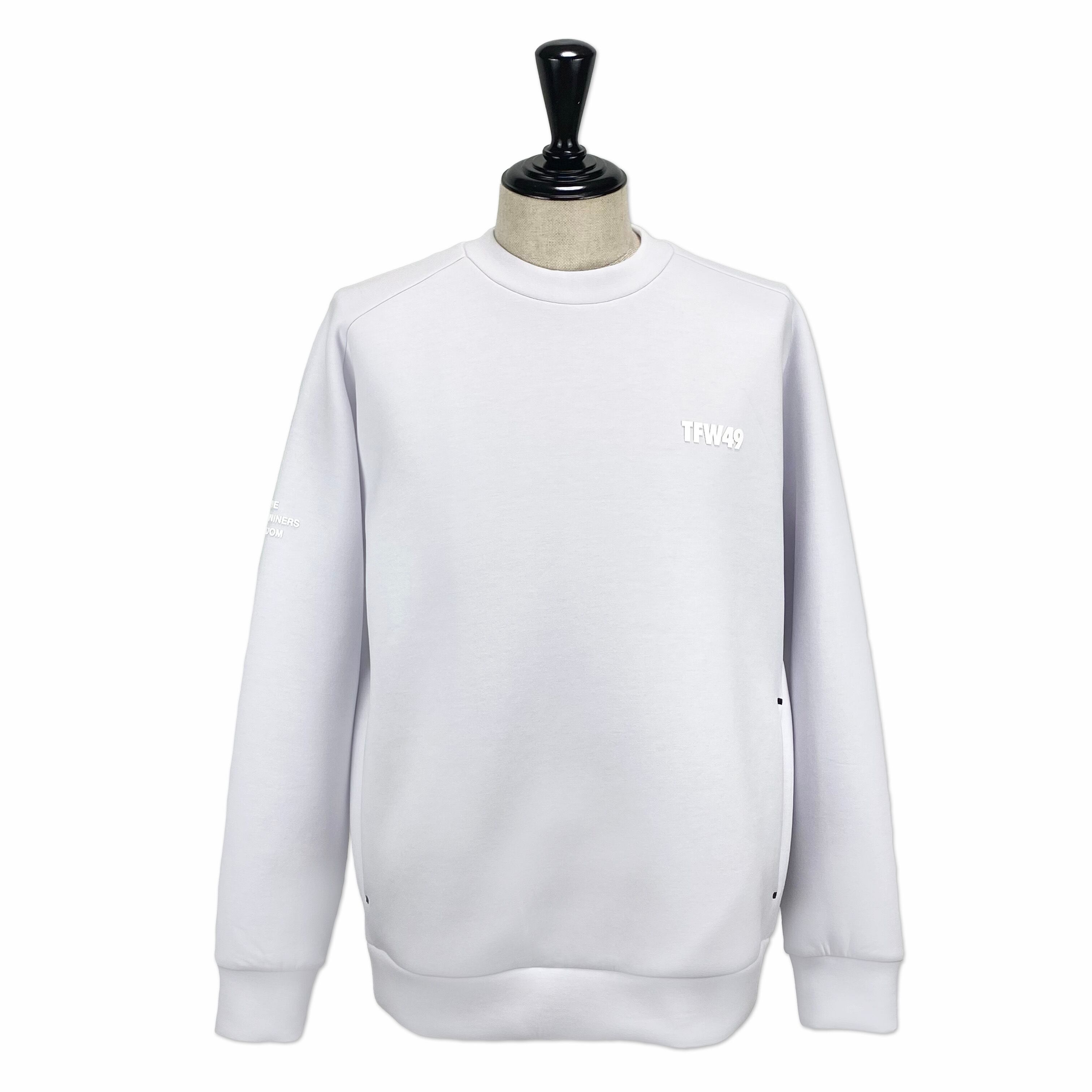 メンズウェア 36. TFW49 CARDBOARD MATERIAL CREW TFW49】《UNISEX》CARDBOARD MATERIAL CREW (ICE GREY) | Sandy GOLF