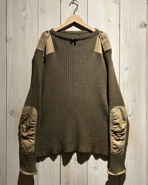 【a.k.a.C.a.k.a vintage】“Polo by Ralph Lauren” Military Sampling Vintage Knit