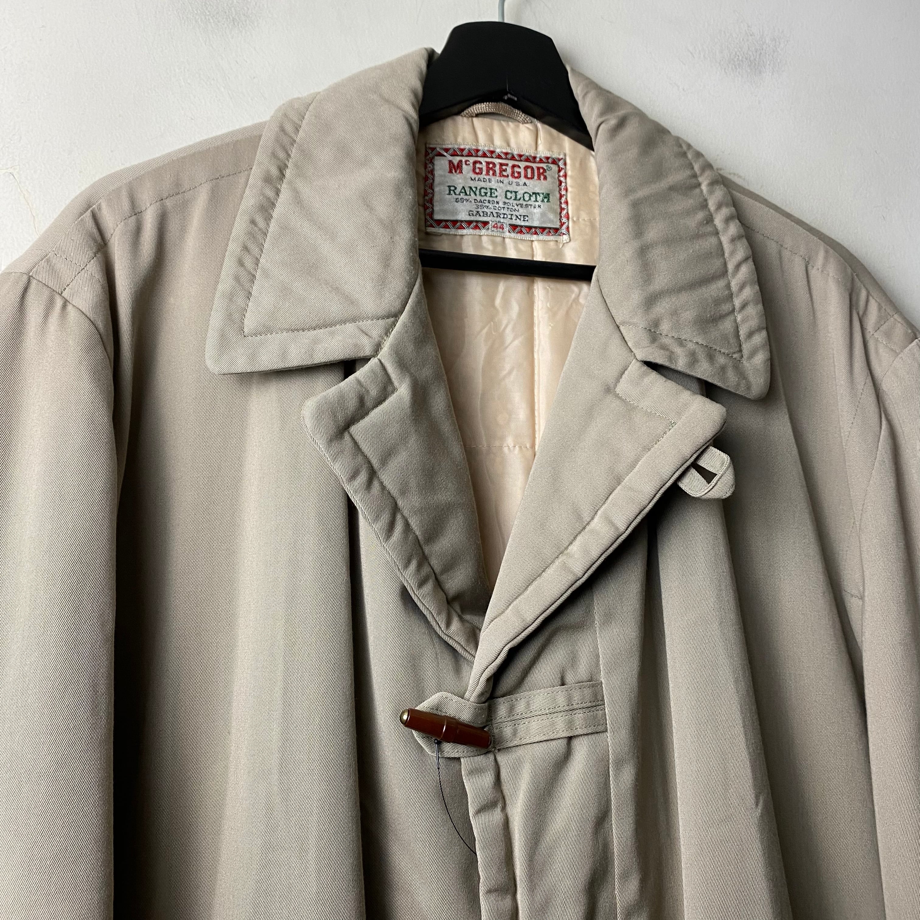 ビンテージ 60s McGREGOR カデットコート ウール　 conmar vintage 1960's McGREGOR gabardine toggle coat | NOIR ONLINE