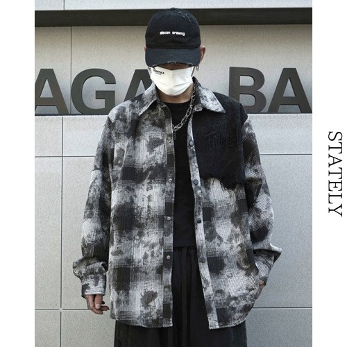 Shadow Checkシャツ ジャケット_T143 画像