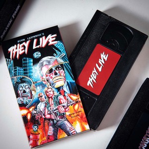 Ghana movie poster VHS "THEY LIVE" Sofubi Toy