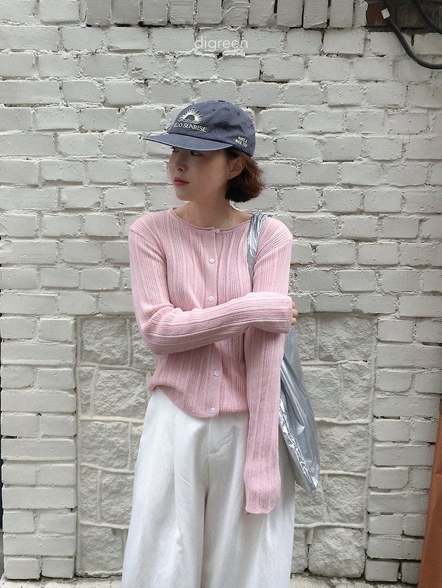 digreen26su_Wiggly Rib Cardigan. (Mom)
