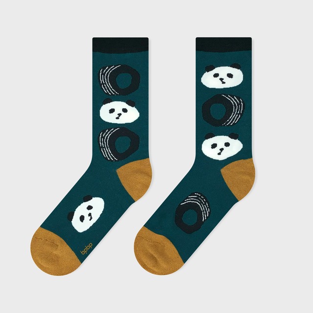 【JIN KITAMURA】北村人 SOCKS PANDA& TIRE ソックス パンダとタイヤ