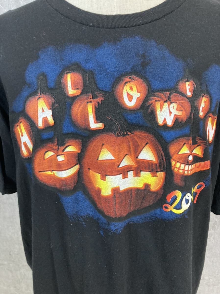 4026 ハロウィン プリントTシャツ ジャック・オ・ランタン 3XL | San