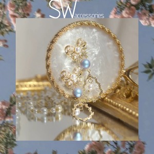 りぼんパール ピアス