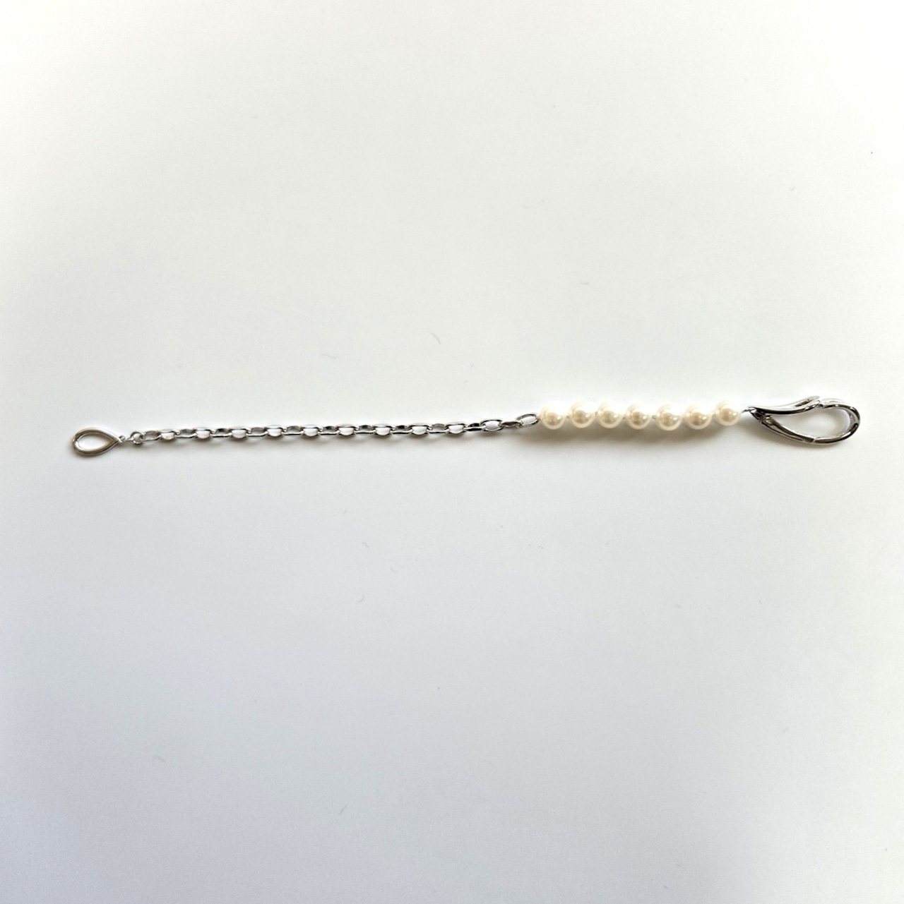 【BRISTOL】あこや本真珠7粒チェーンブレスレット