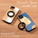 iphone ケース ウッド iphone16 iphone15 iphone14 pro max magsafe マグセーフ対応 リング付き 木製 天然木 スマホケース 16 15 14 plus 木製ケース ウッドケース スマホリング マグネット スタンド アイフォン 16pro 15pro メンズ アウトドア スリム メタリック 送料無料