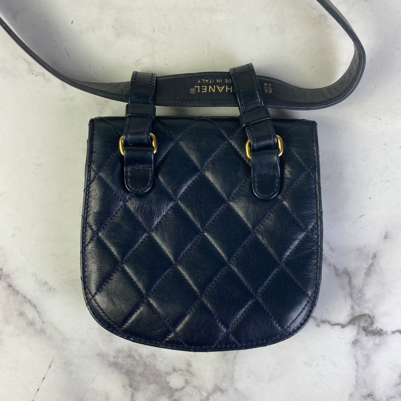 【最終処分SALE】CHANEL シャネル マトラッセ ウエストバッグ ラムスキン その他バッグ ブラック A-7540